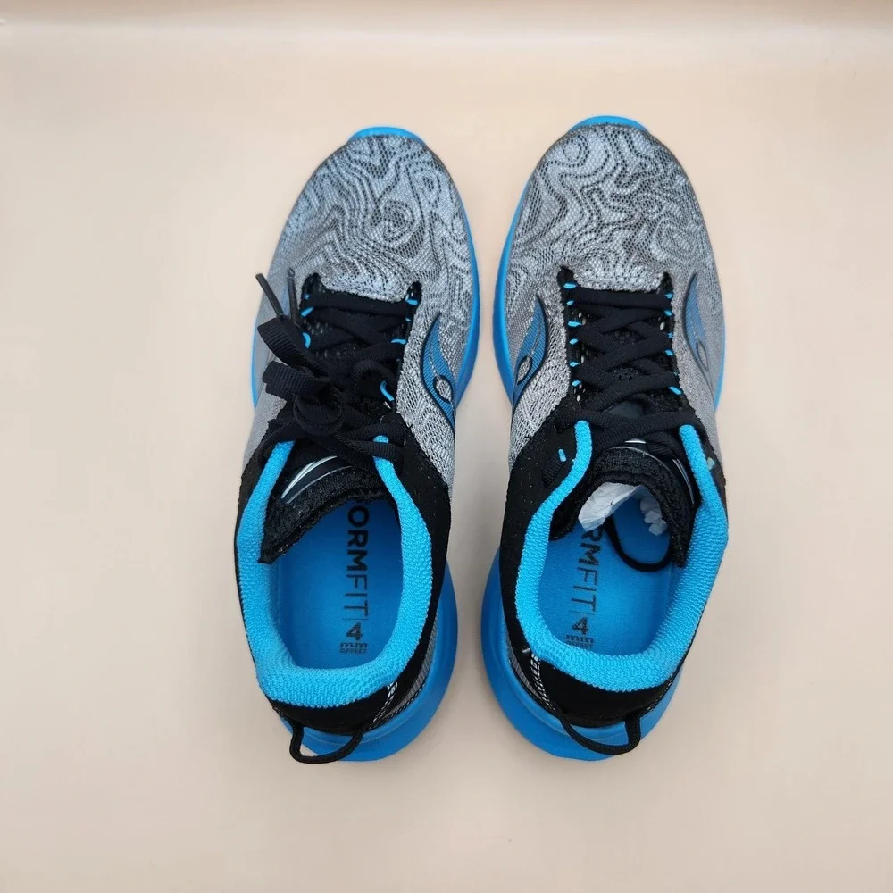 Saucony Kinvara 14 Shoes Womens Size 7 Blue Running Athletic Sneakers S10823-60
